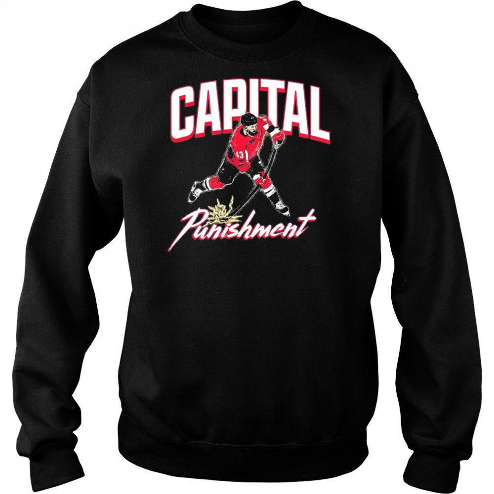 Capital Punishment Tom Wilson Washington Capitals Hockey t-shirt Sweatshirt