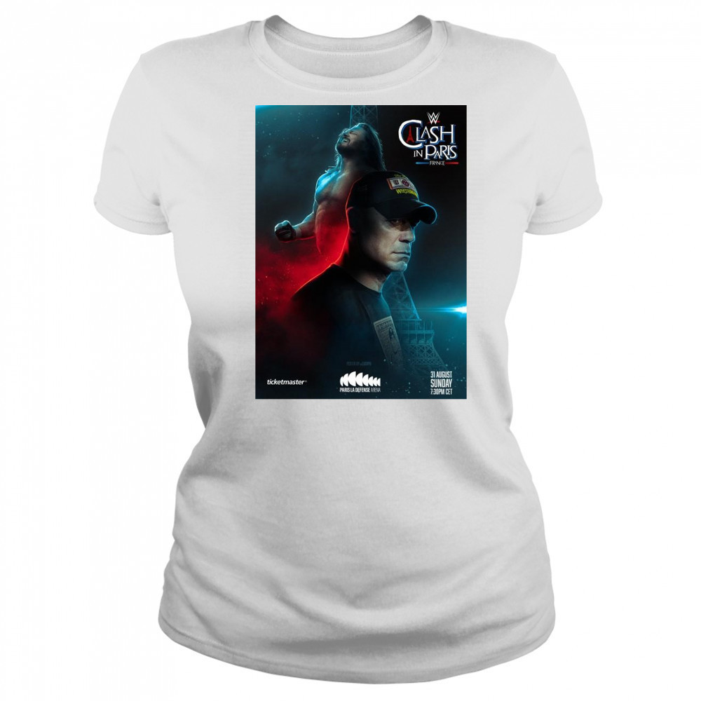 Clash In Paris France Paris La Défense Arena WWE John Cena vs AJ Styles Aug 31 2025 t-shirt Women's T-shirt