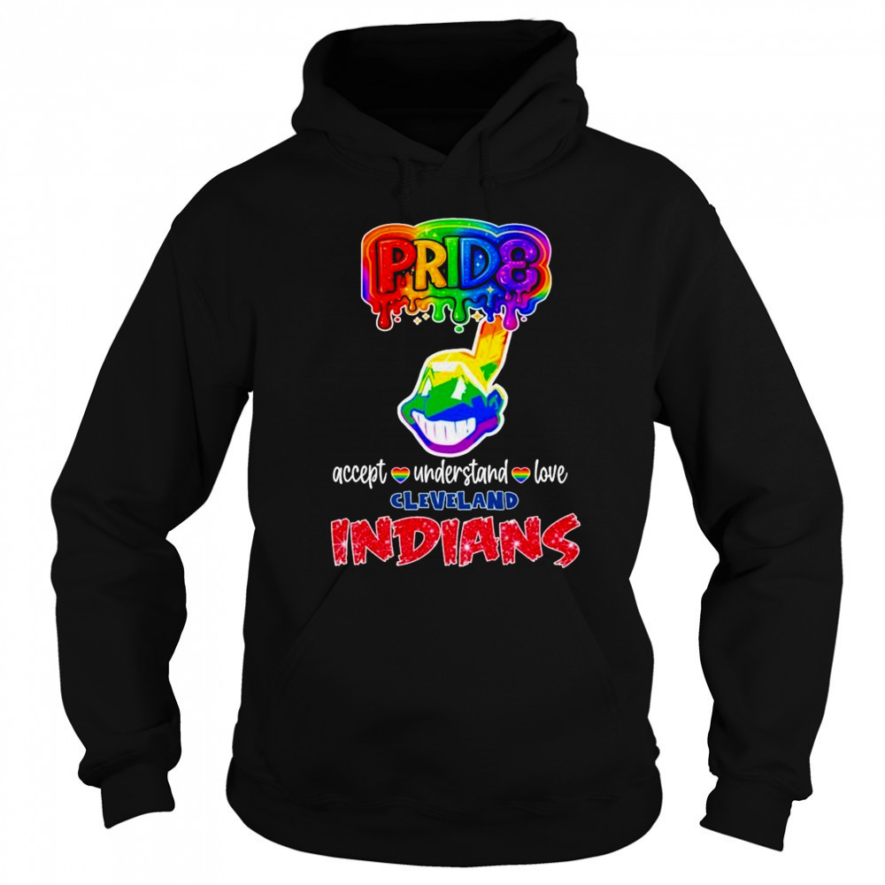 Cleveland Guardians Indians Pride Accept Understand Love T-shirt Hoodie