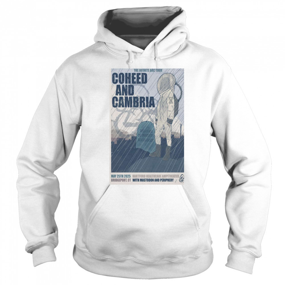Coheed And Cambria Show May 25 2025 Hartford HealthCare Amphitheater, Bridgeport, CT T-shirt Hoodie