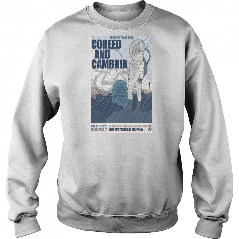 Coheed And Cambria Show May 25 2025 Hartford HealthCare Amphitheater, Bridgeport, CT T-shirt Sweatshirt
