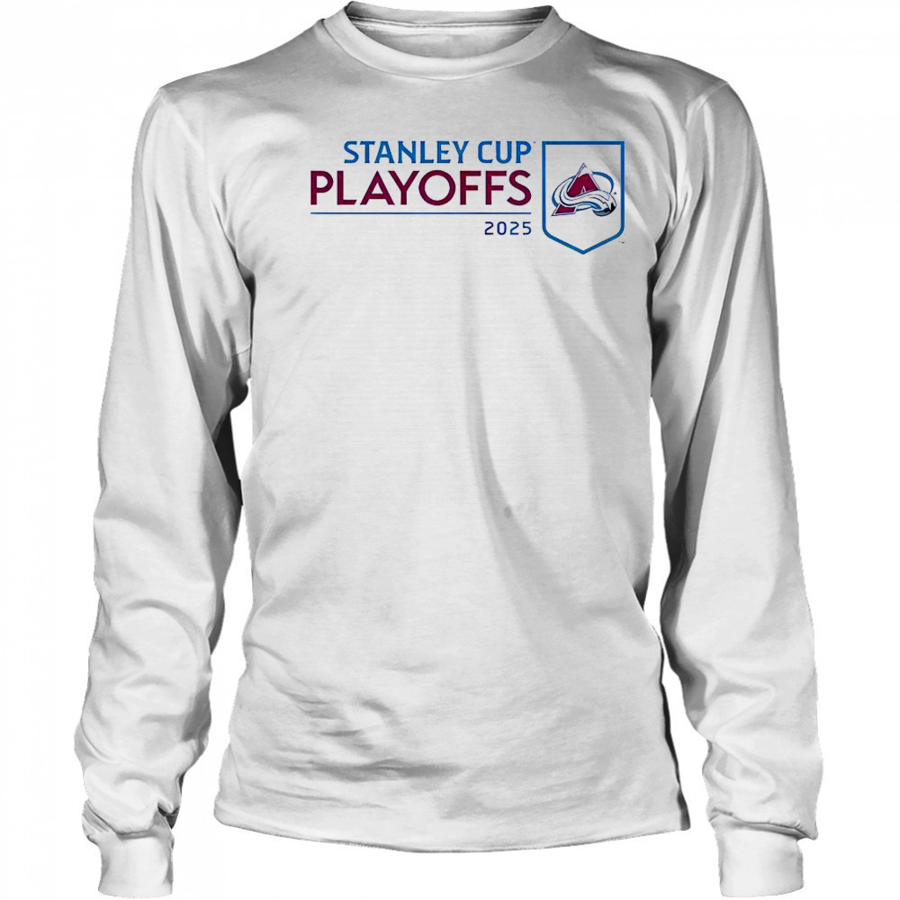 Colorado Avalanche 2025 NHL Stanley Cup Playoffs Champions T-Shirt Long Sleeved