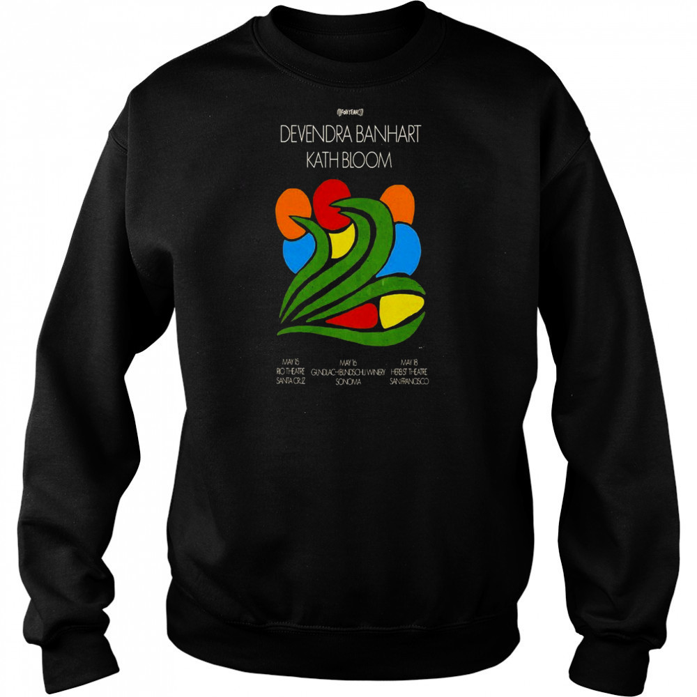 Devendra Banhart Rio Theater Santa Cruz, CA Tour 2025 T-shirt Sweatshirt