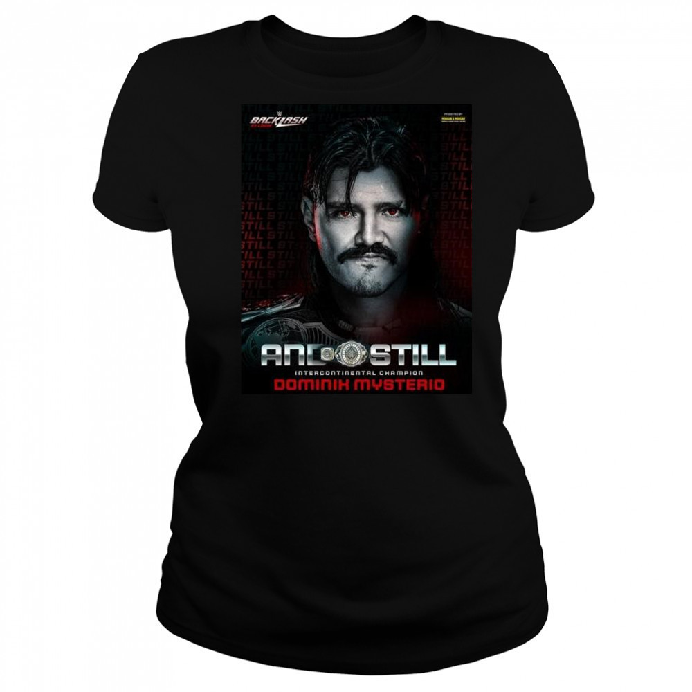 Dominik Mysterio defeats Pénta at WWE Backlash St. Louis to retain the Intercontinental Champion 2025 t-shirt Women's T-shirt