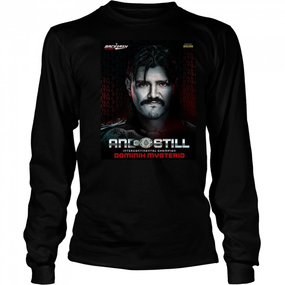 Dominik Mysterio defeats Pénta at WWE Backlash St. Louis to retain the Intercontinental Champion 2025 t-shirt Long Sleeved