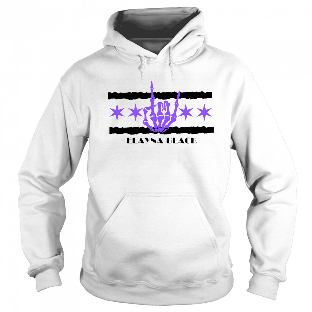 Elayna Black shirt Hoodie