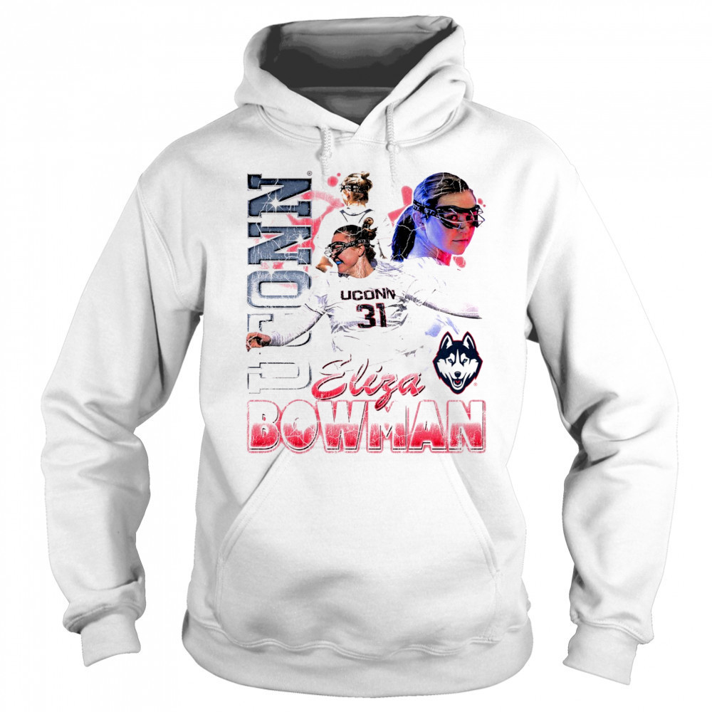 Eliza Bowman Uconn Huskies Lacrosse NCAA Division I 90s Graphic t-shirt Hoodie