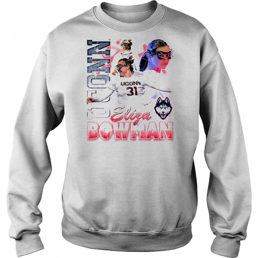 Eliza Bowman Uconn Huskies Lacrosse NCAA Division I 90s Graphic t-shirt Sweatshirt
