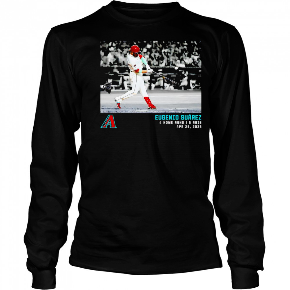 Eugenio Suárez Arizona Diamondbacks Micro Moments shirt Long Sleeved