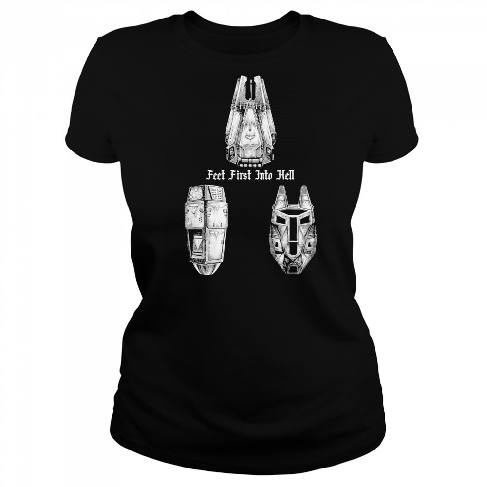 Feet First Into Hell Drop Pods Threat Llama T-shirt Women's T-shirt