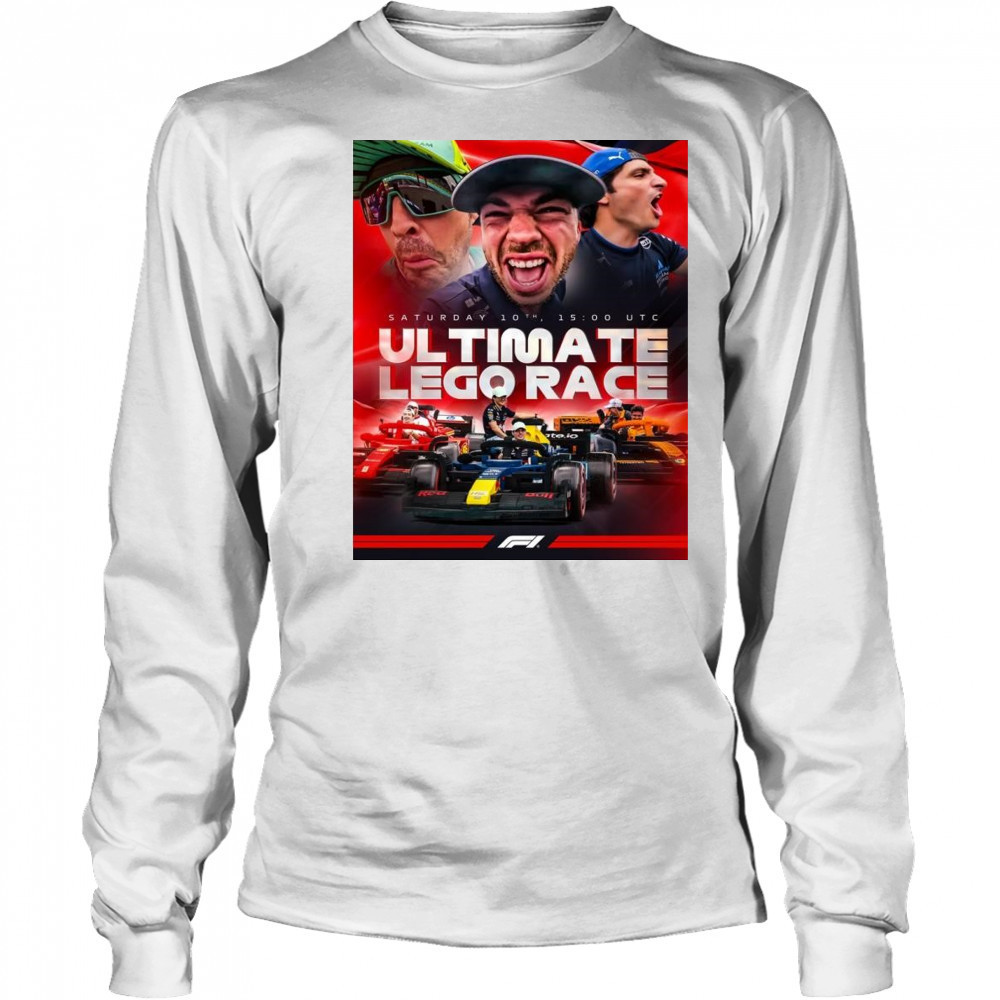 Formula 1 Ultimate Lego Race Saturday 10th 2025 UTC t-shirt Long Sleeved