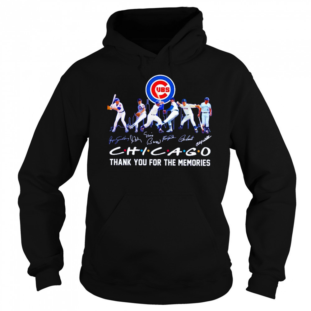 Friends Chicago Cubs legends thank you for the memories shirt Hoodie
