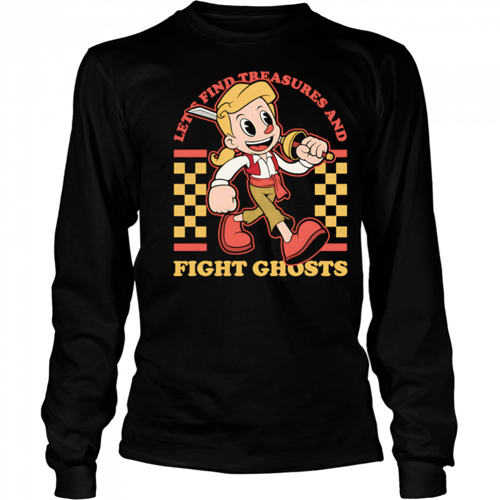 Game Mascot Monkey fight ghosts shirt Long Sleeved