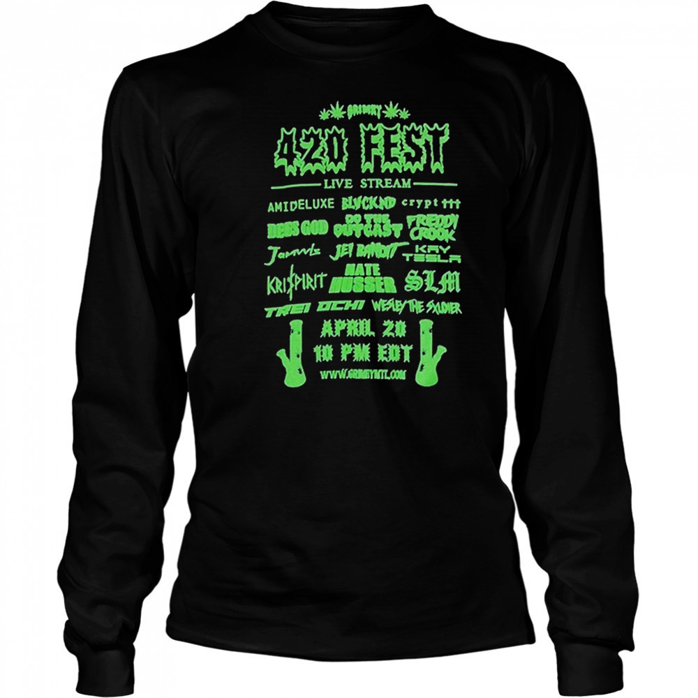 Grimey 420 Fest T-shirt Long Sleeved