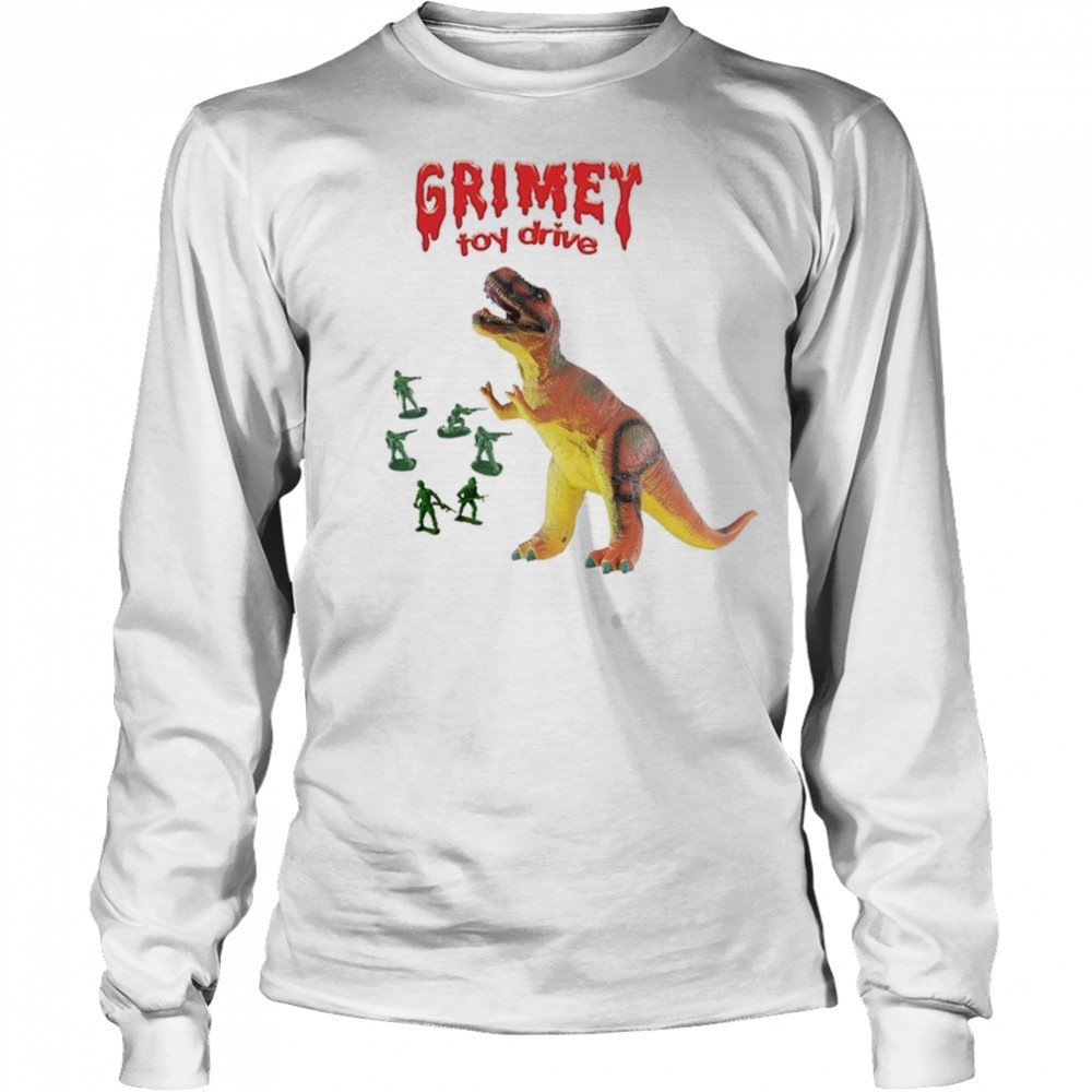 Grimey Toy Drive Dinosaur T-shirt Long Sleeved