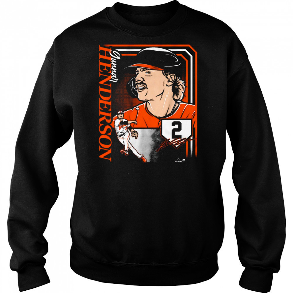 Gunnar Henderson 2 Collage Frame Baltimore Orioles MLB Signature t-shirt Sweatshirt
