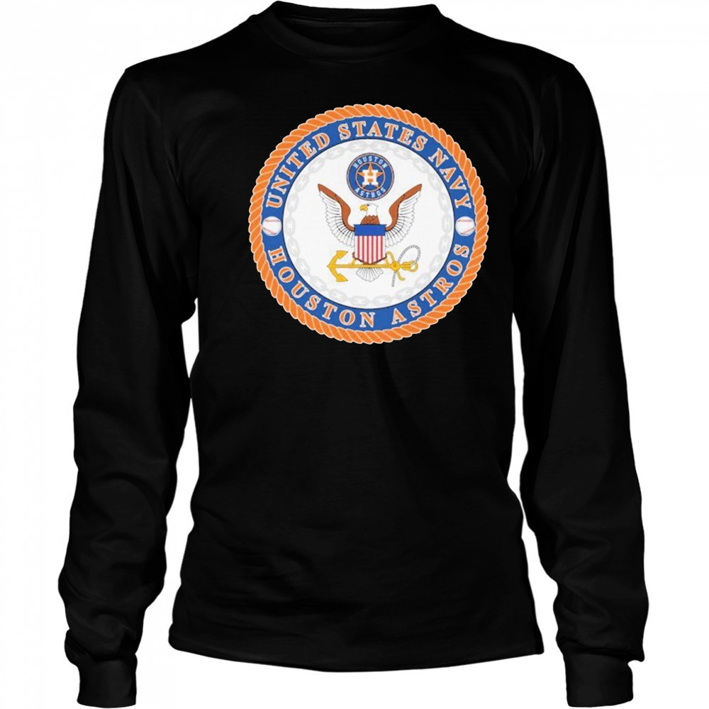 Houston Astros United States Navy T-shirt Long Sleeved