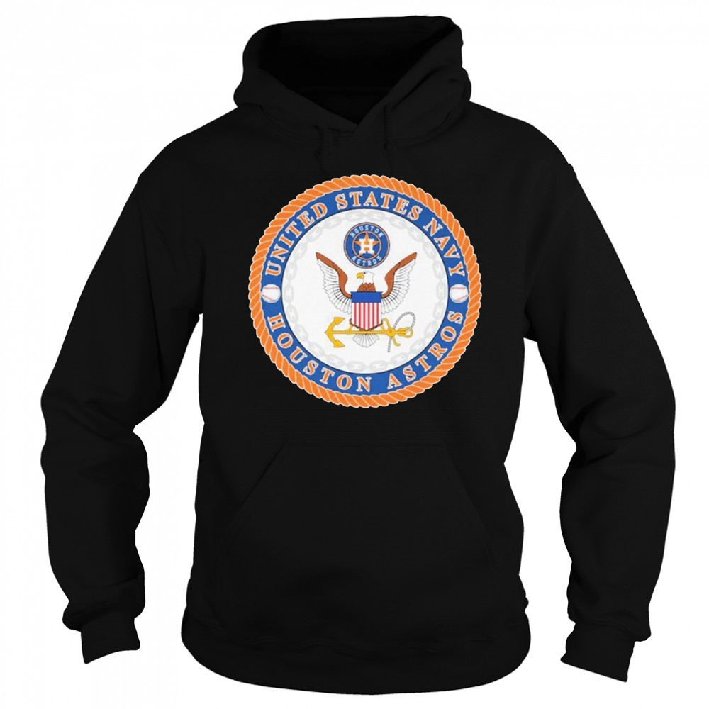 Houston Astros United States Navy T-shirt Hoodie
