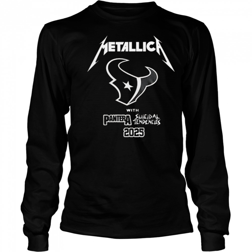 Houston Texans x Metallica M-72 World Tour Shirt Long Sleeved
