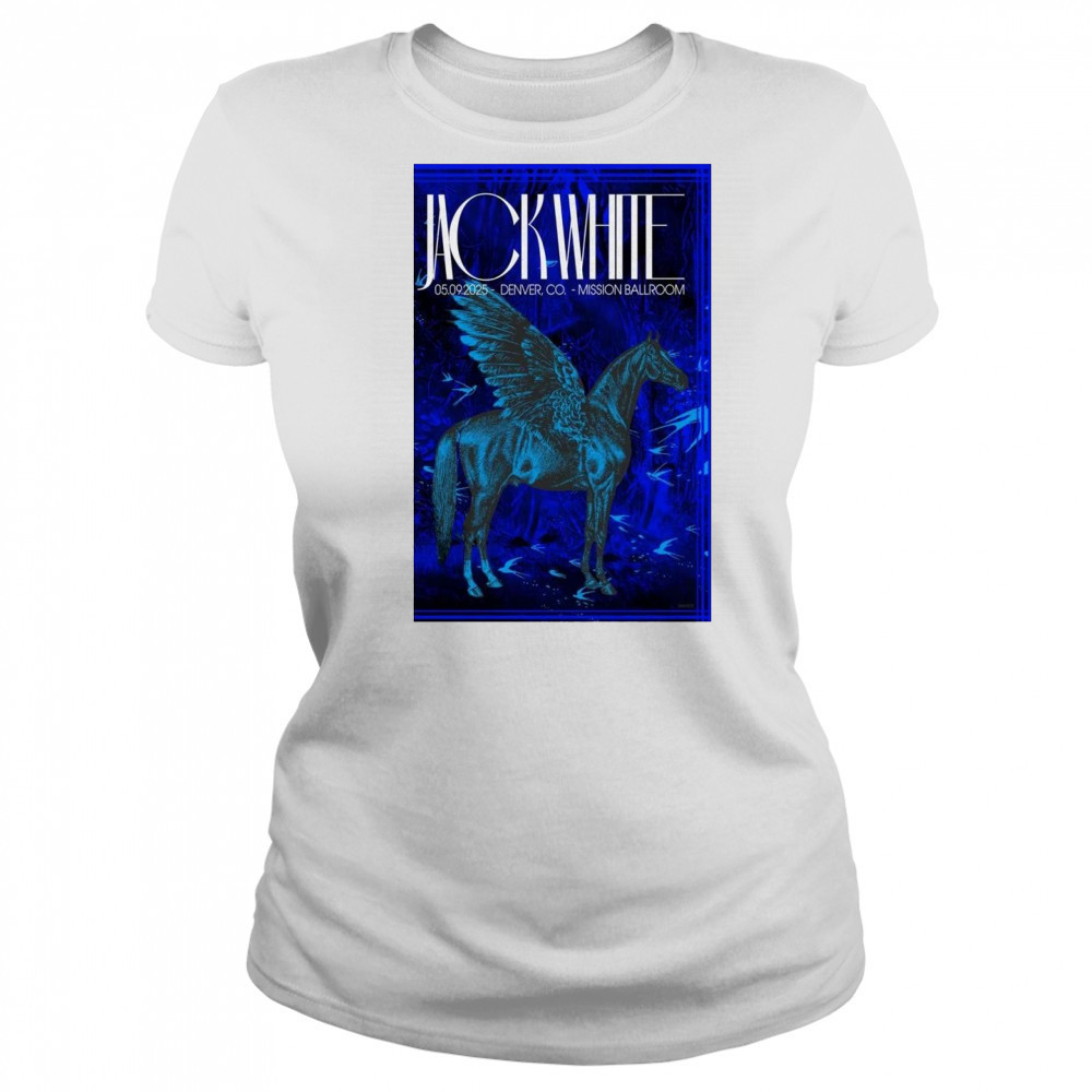 Jack White Mission Ballroom Denver CO May 9 2025 Concert t-shirt Women's T-shirt