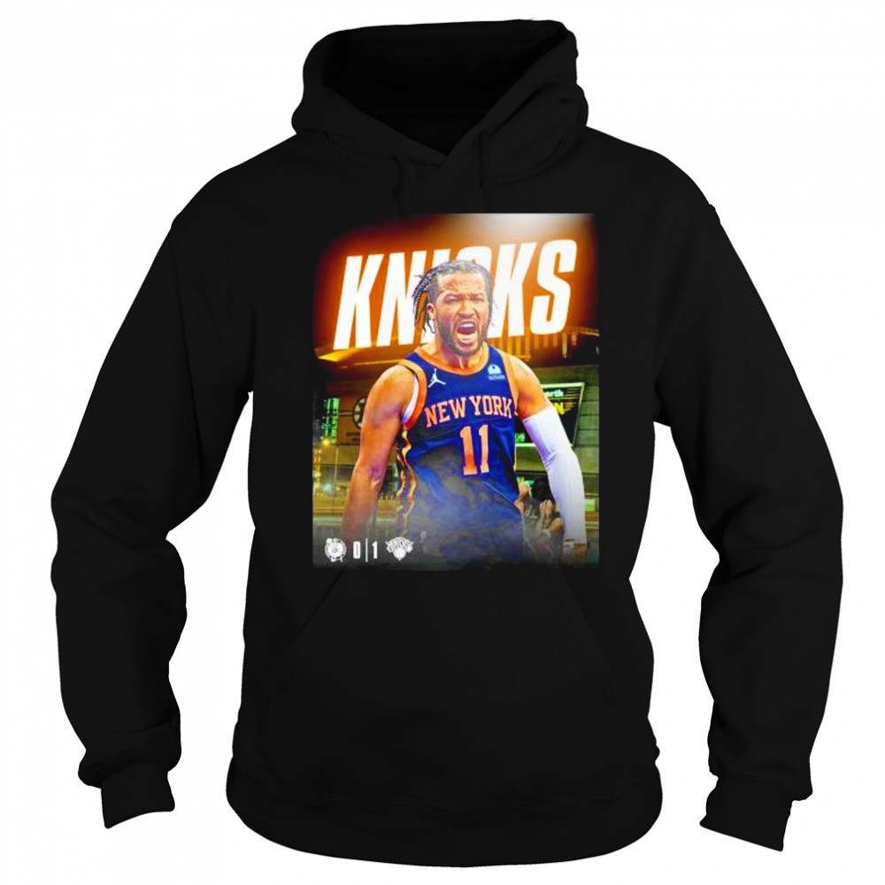 Jalen Brunson New York Knicks steal game 1 in Boston Celtics shirt Hoodie