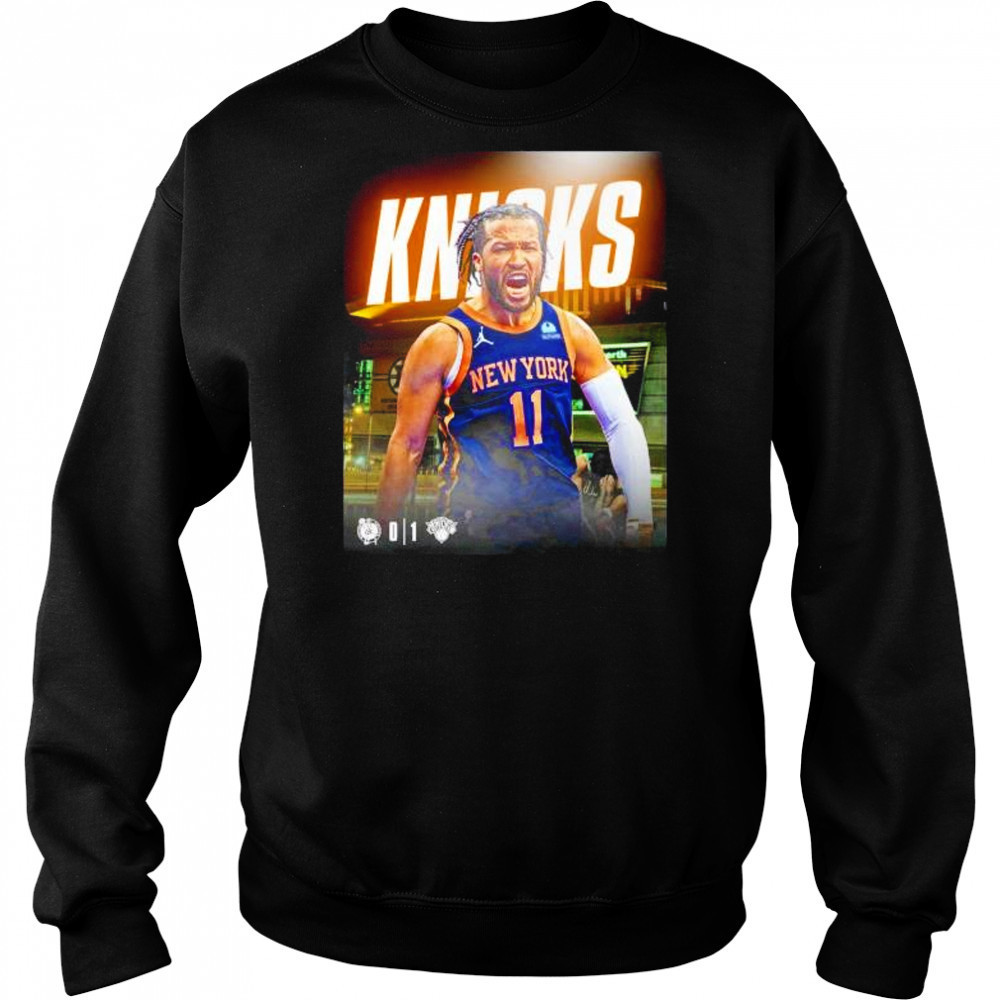 Jalen Brunson New York Knicks steal game 1 in Boston Celtics shirt Sweatshirt