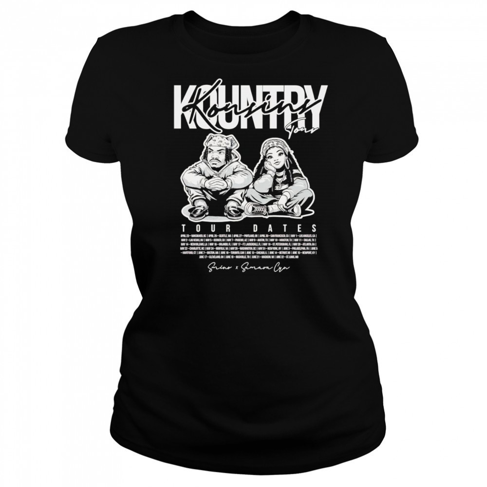 Kountry Kousins Tour Dates shirt Women's T-shirt