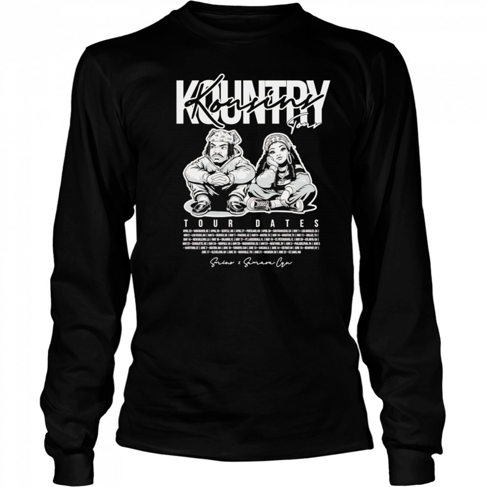 Kountry Kousins Tour Dates shirt Long Sleeved