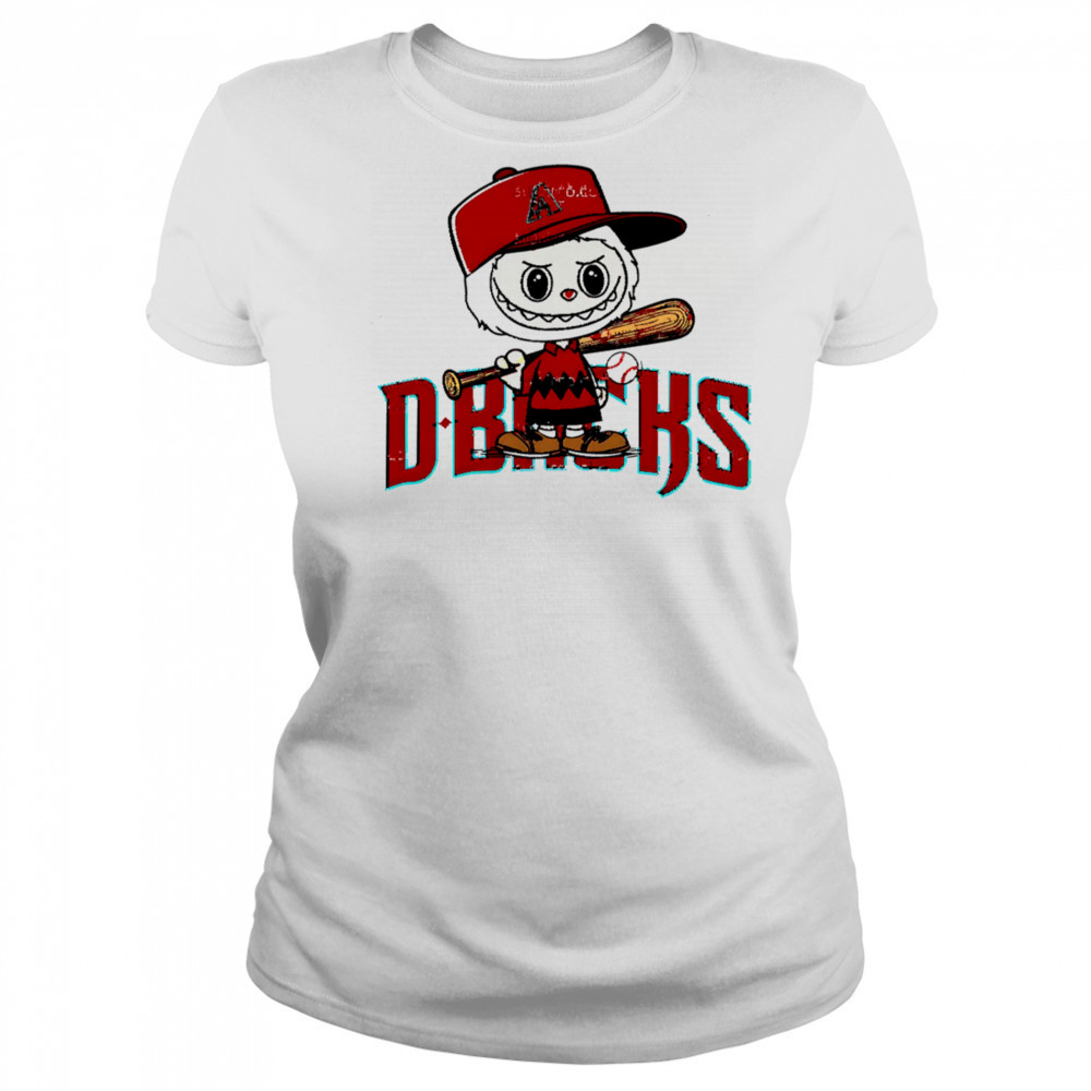 Labubu Charlie Brown Arizona Diamondbacks shirt Women's T-shirt