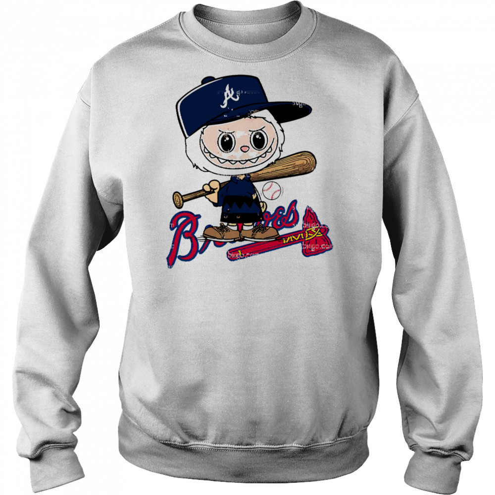 Labubu Charlie Brown Atlanta Braves shirt Sweatshirt