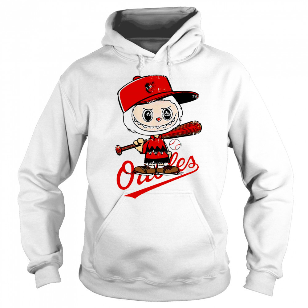 Labubu Charlie Brown Baltimore Orioles shirt Hoodie