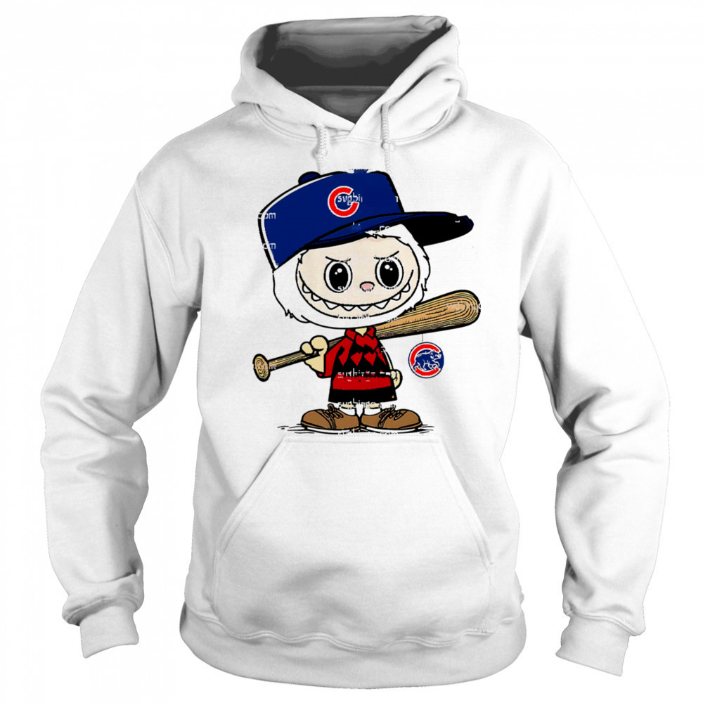 Labubu Charlie Brown Chicago Cubs shirt Hoodie