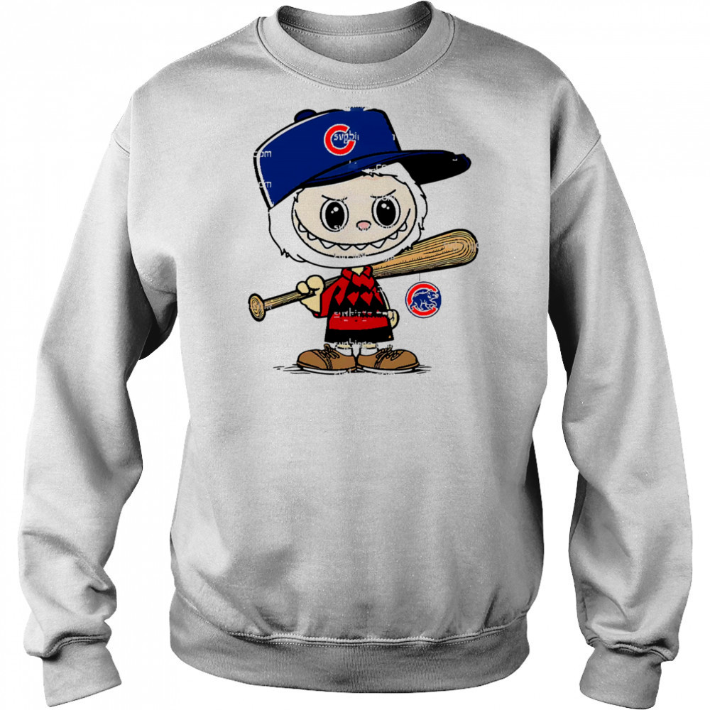 Labubu Charlie Brown Chicago Cubs shirt Sweatshirt