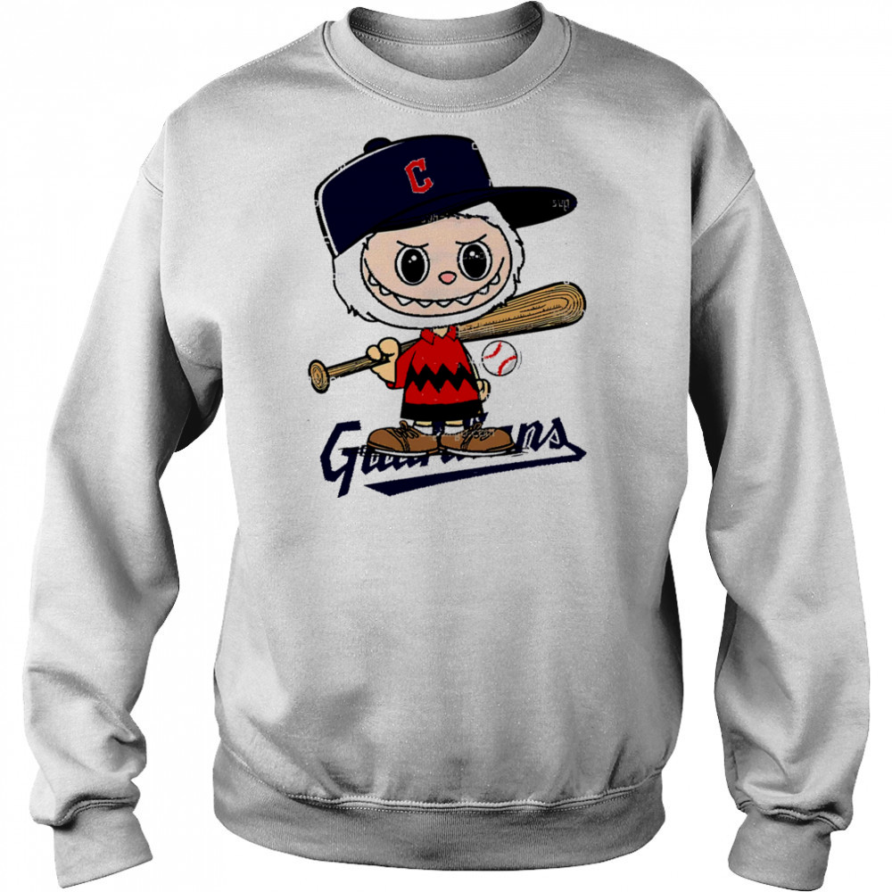 Labubu Charlie Brown Cleveland Guardians shirt Sweatshirt