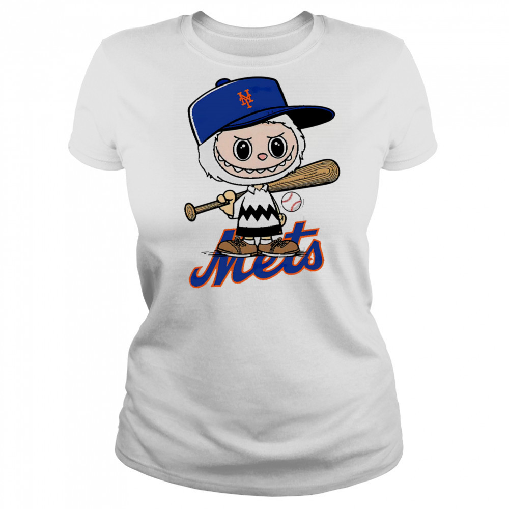 Labubu Charlie Brown New York Mets shirt Women's T-shirt