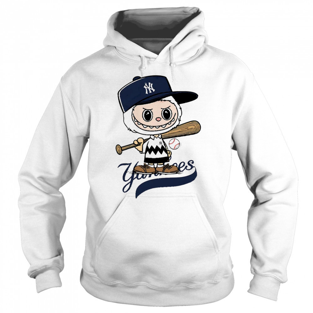Labubu Charlie Brown New York Yankees shirt Hoodie