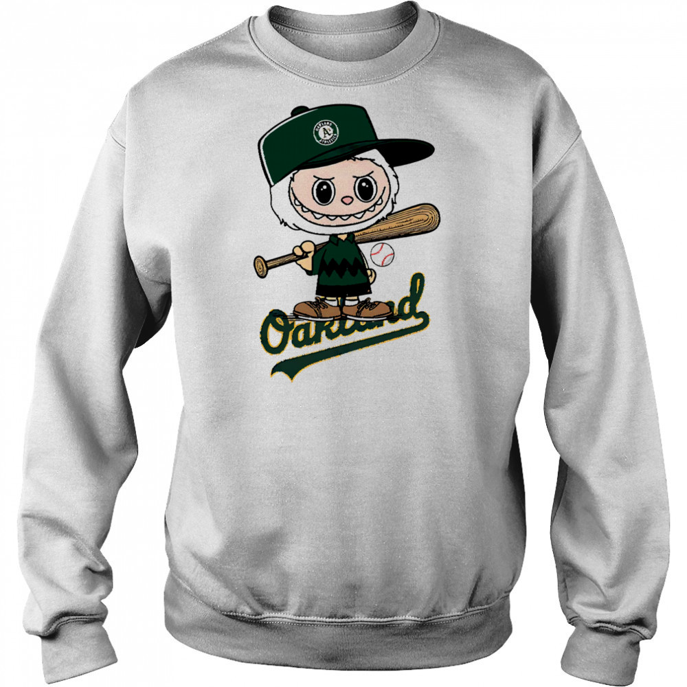 Labubu Charlie Brown Oakland Athletics shirt Sweatshirt