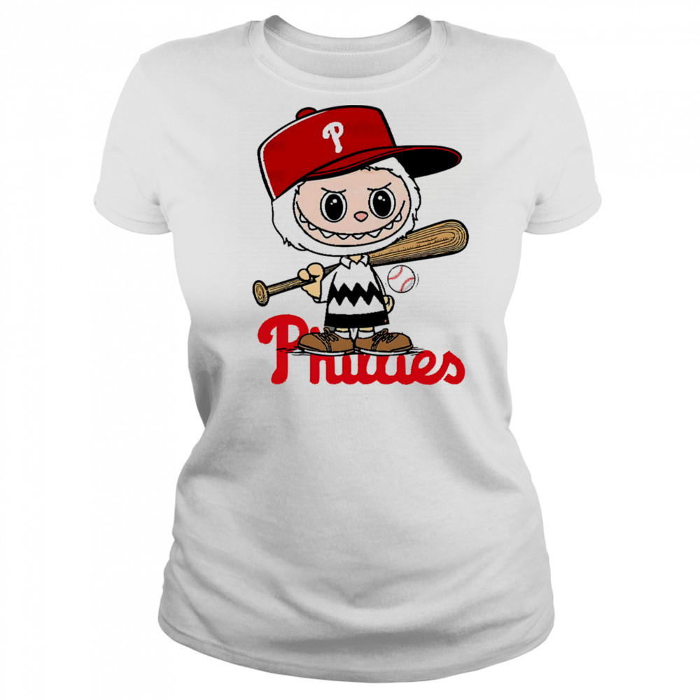 Labubu Charlie Brown Philadelphia Phillies shirt Women's T-shirt