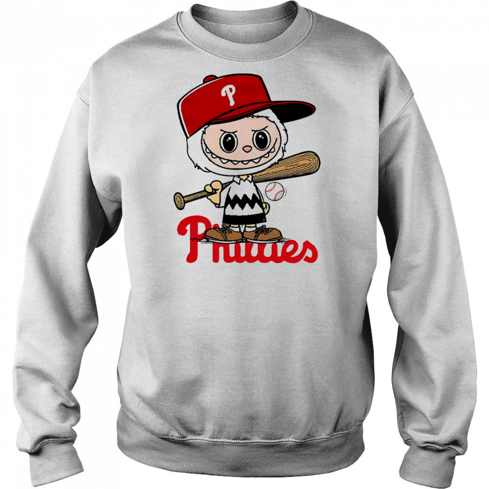 Labubu Charlie Brown Philadelphia Phillies shirt Sweatshirt