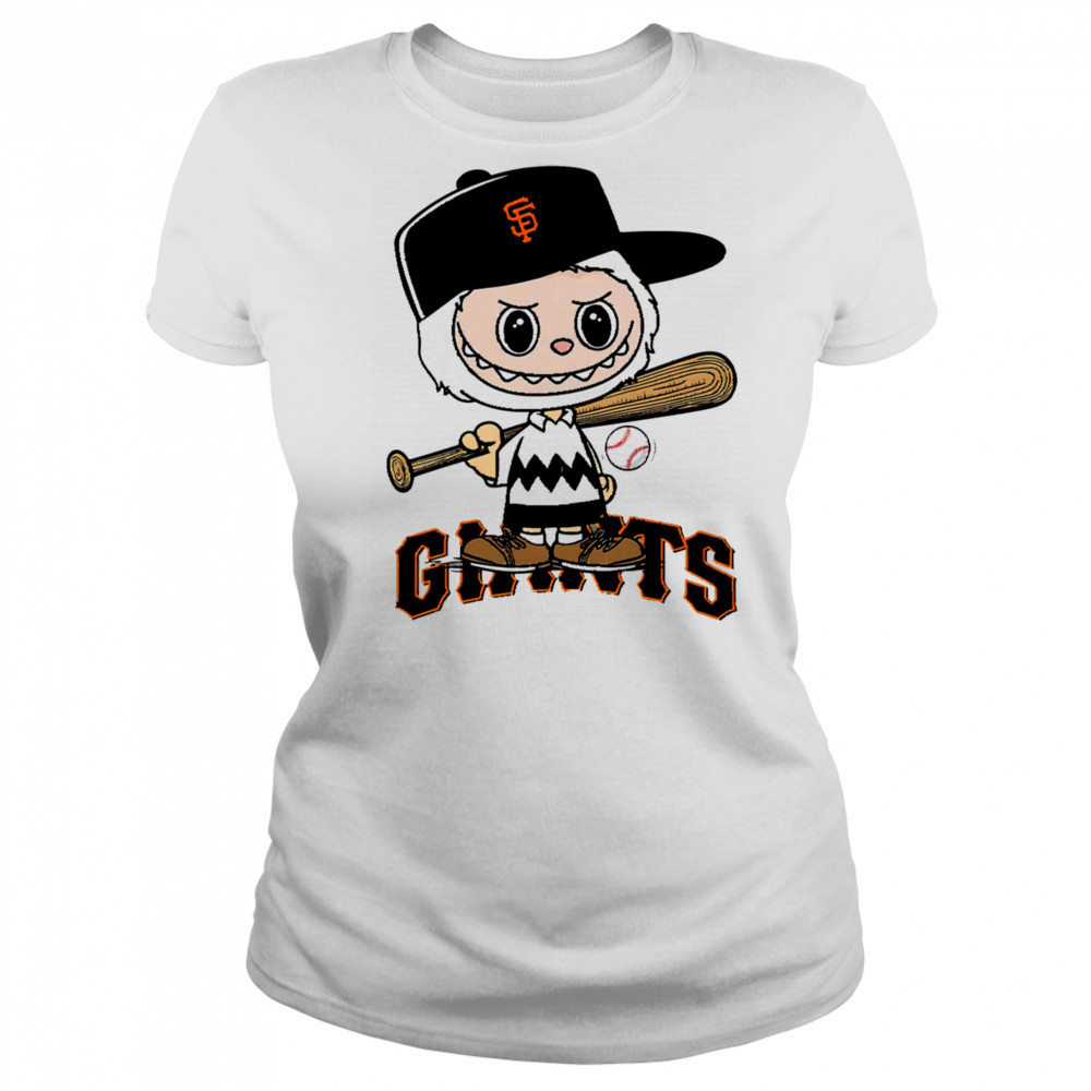 Labubu Charlie Brown San Francisco Giants shirt Women's T-shirt