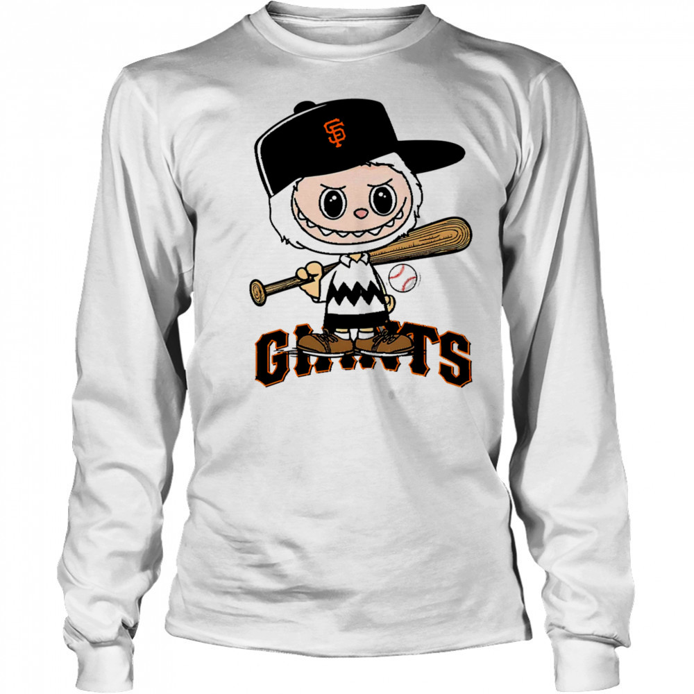 Labubu Charlie Brown San Francisco Giants shirt Long Sleeved