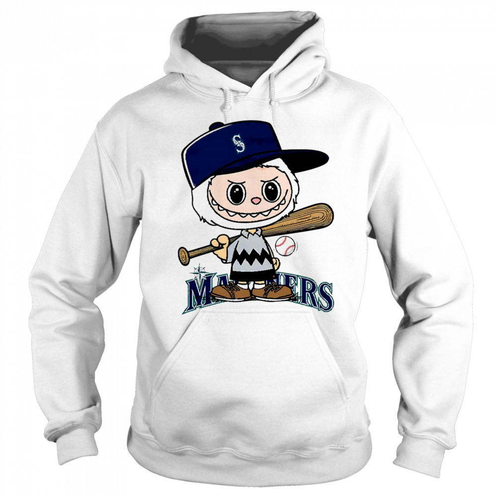 Labubu Charlie Brown Seattle Mariners shirt Hoodie
