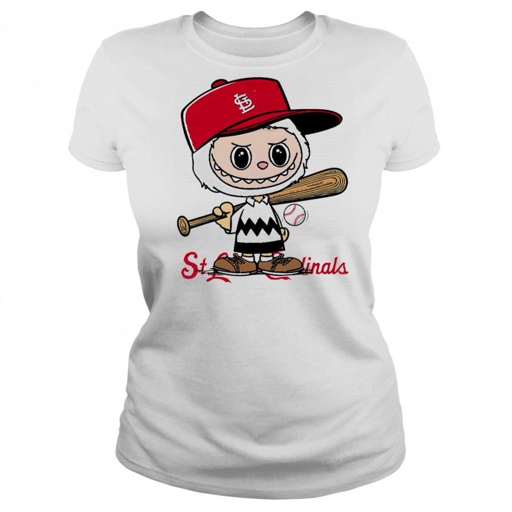 Labubu Charlie Brown St Louis Cardinals shirt Women's T-shirt