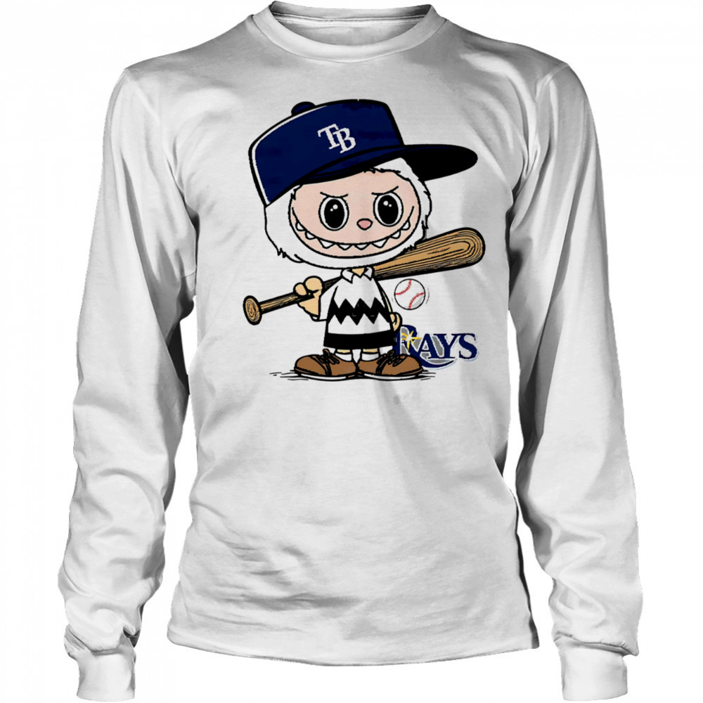 Labubu Charlie Brown Tampa Bay Rays shirt Long Sleeved