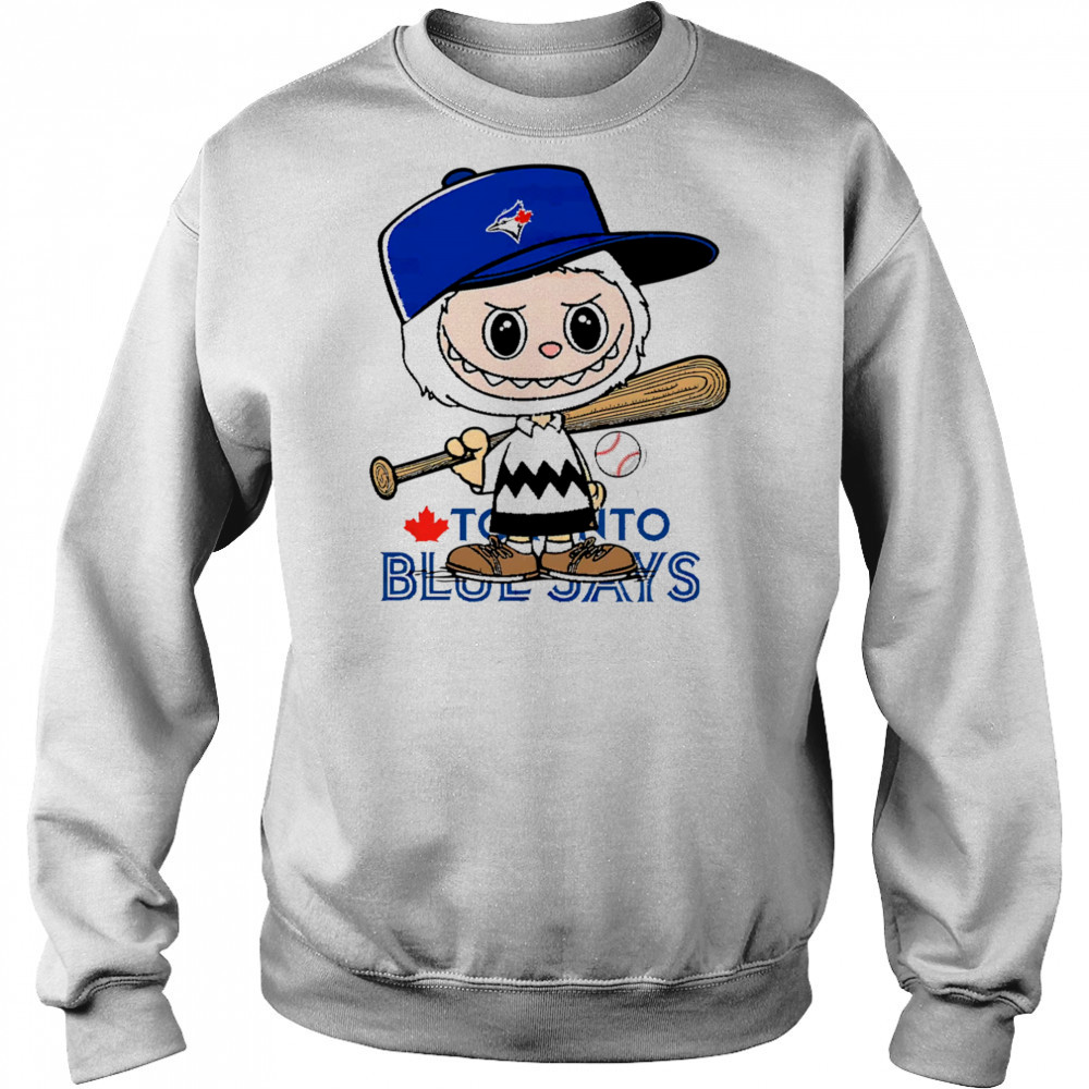 Labubu Charlie Brown Toronto Blue Jays shirt Sweatshirt
