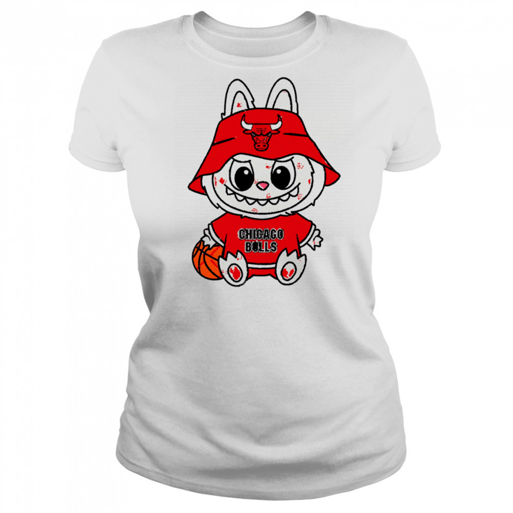 Labubu Chicago Bulls Basketball shirt Women's T-shirt