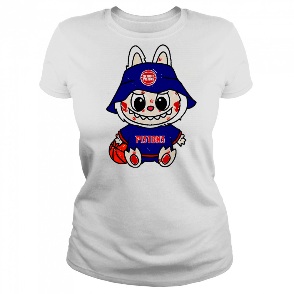 Labubu Detroit Pistons Basketball shirt Women's T-shirt