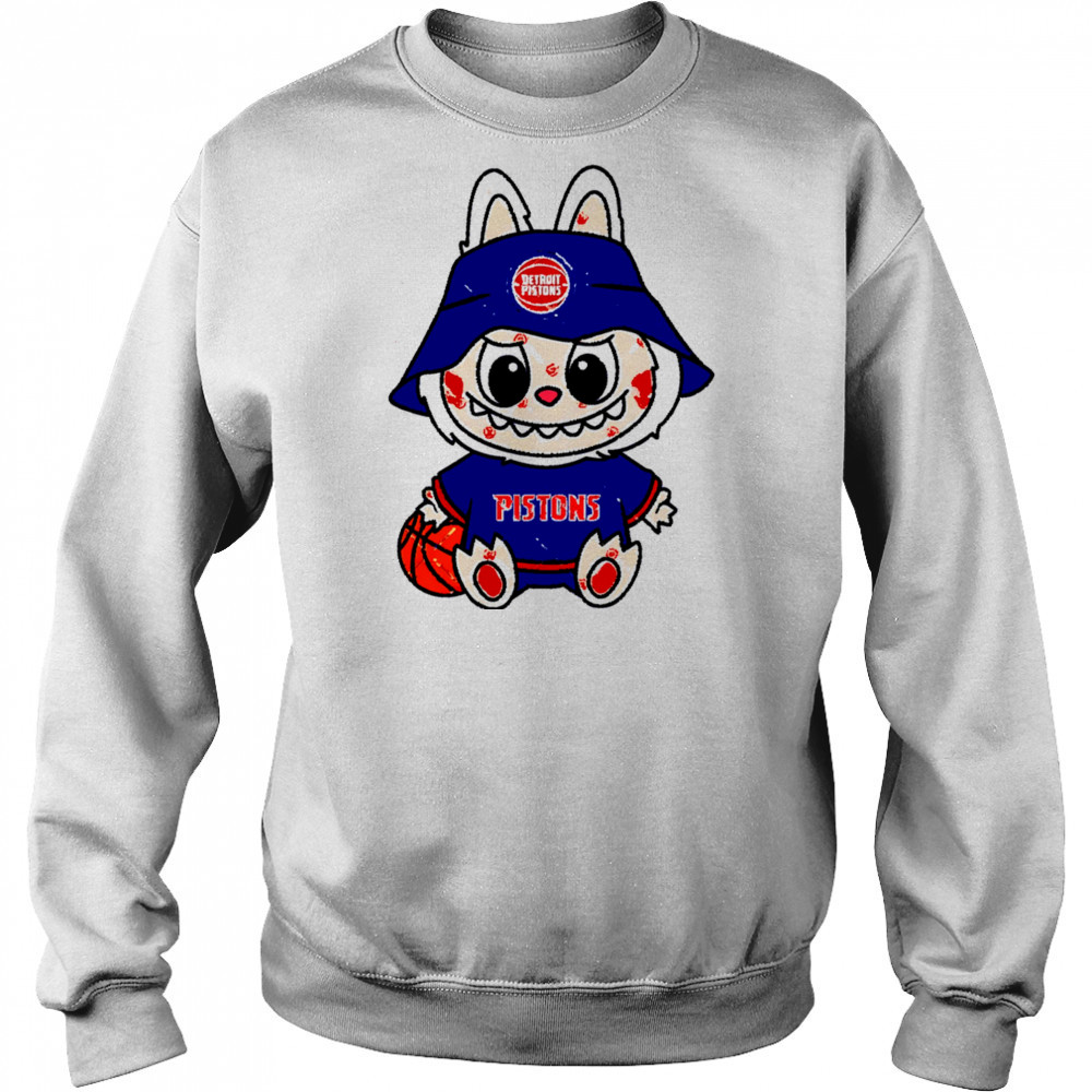 Labubu Detroit Pistons Basketball shirt Sweatshirt