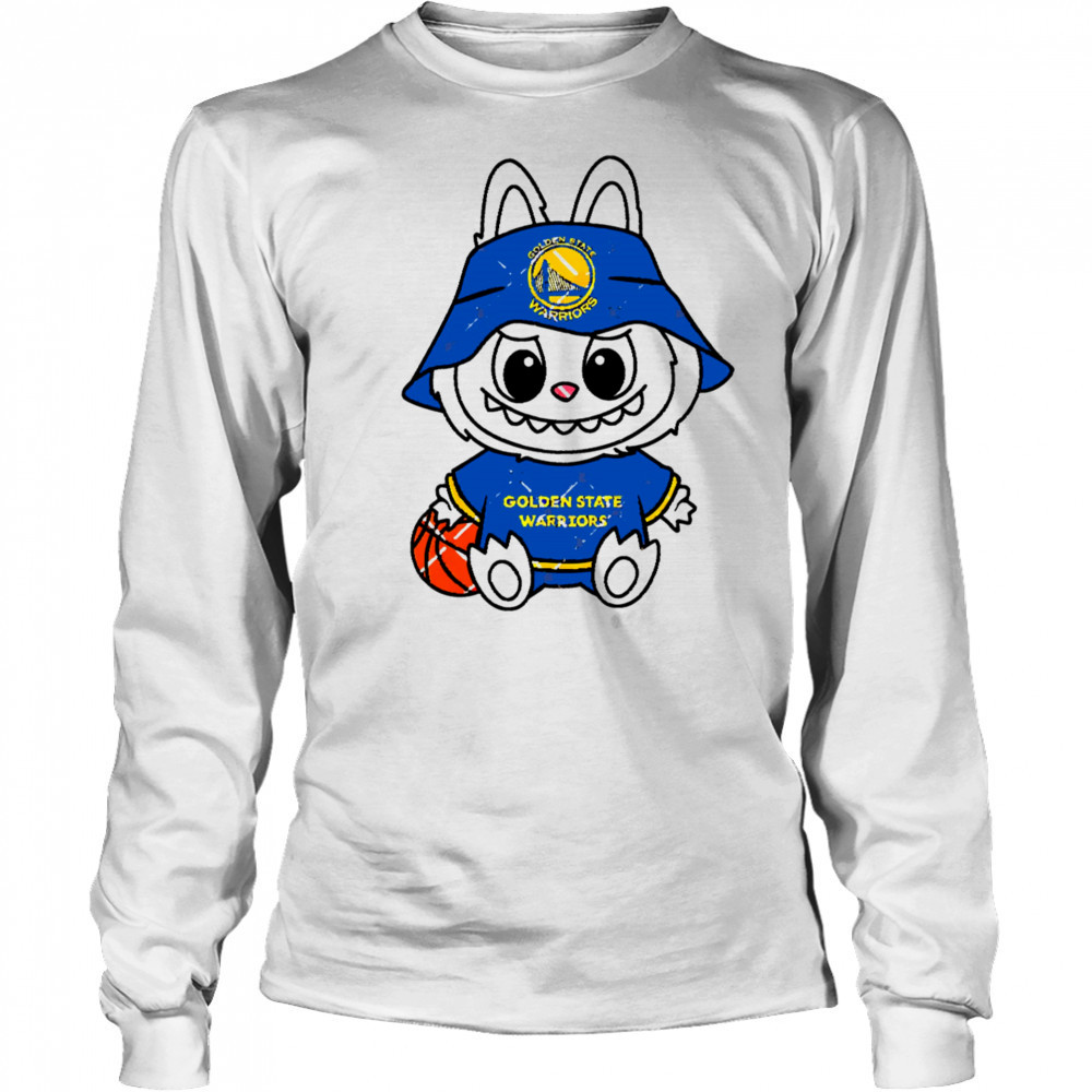 Labubu Golden State Warriors Basketball shirt Long Sleeved