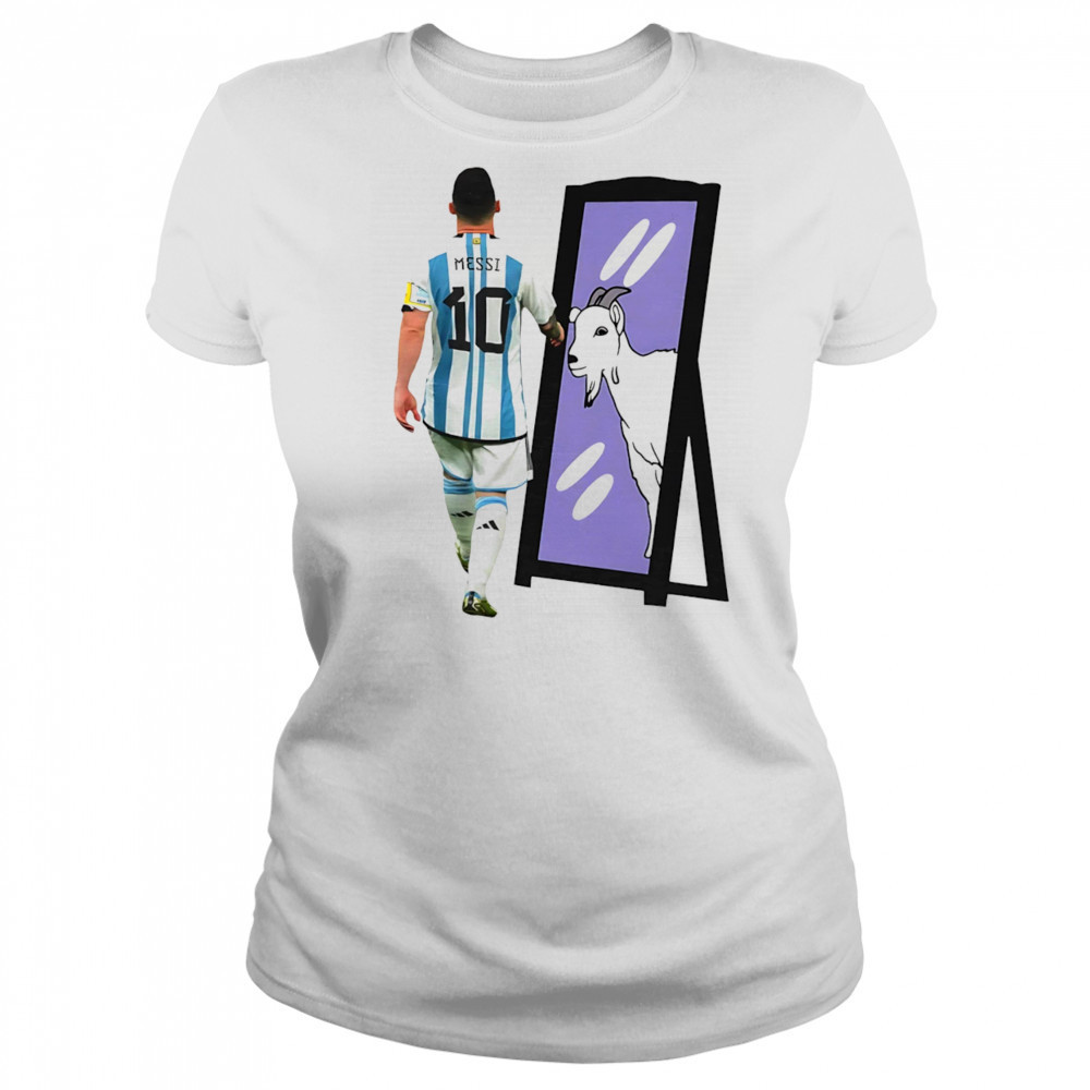 Lionel Messi Goat mirror shirt Women's T-shirt